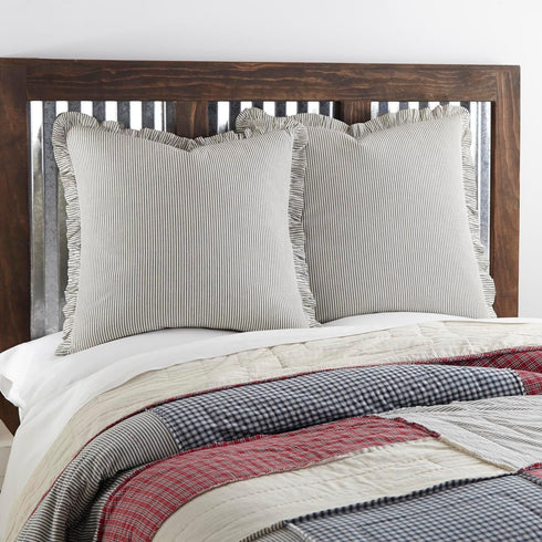 VHC Brands Hatteras Bedding Accessory, Euro Sham 26x26, Blue...