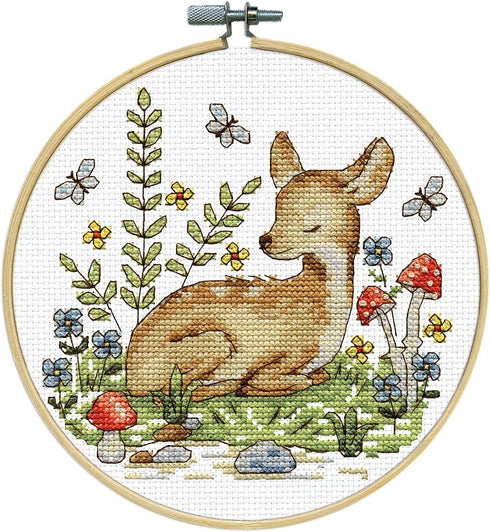 Design Works Crafts Janlynn Counted Cross Stitch Kit, Deer...