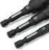 GEARWRENCH 6 Pc 1/4" Drive Hex Shank Impact Socket extensions - 1/4", 3/8" and 1/2" Drive sizes - 2-1/2" & 6" long - 84971A-02...