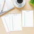 To Do List Notepad, Undated Daily Planner Notepad with To Do List Notebook Checklist Planner Spiral Waterproof Cover Notepad for Office Supplies, ...