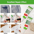 2 x 80 ML Fabric Glue for Clothing Permanent, Super Fabric Glue Washable Clear Clothing Glue for Patches, Clothes, Leather, Polyester, Fabrics, Do...