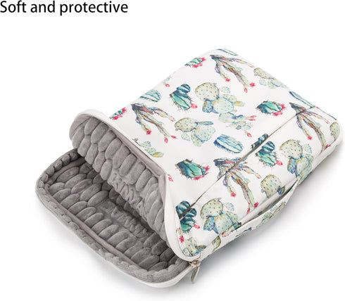 Kinmac Cactus 360° Protective Water Resistant Laptop Cumputer Case Bag Sleeve with Handle for MacBook Air Pro 13 inch, iPad Pro 12.9 inch and 12.5...