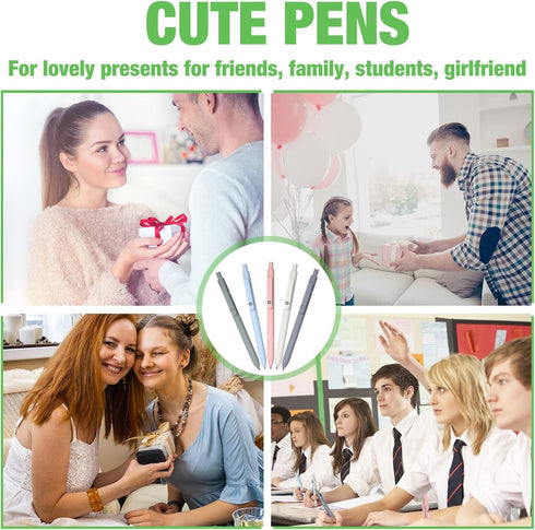 Gel Ink Pens Quick Dry Ink Pens Retractable Ink Pens Bulk Rolling Ball Gel Ink Pens Fine Point Smooth Writing Pens 0.5 mm for School Office Home, ...
