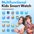 Kids Smart Watch, HD Touchscreen Kid Watches with 24 Games Dual Camera Video Music Calculator Pedometer Torch Alarm Stopwatch, Christmas Birthday ...