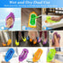 4 Pairs (8 Pieces) Mop Slippers Shoes Cover Dust Duster,Multi Function Reusable Microfiber Dust Mops,Floor Cleaning Shoes for Bathroom,Office,Kitc...