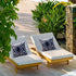 HOMFREEST Black and White Outdoor Pillow Covers 18x18 Waterproof Geometric Boho Pillows Patio Furniture Cushion Case Set of 2...
