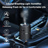 Mini USB Car Humidifier, 200ml Ultrasonic Cool Mist Humidifier with 7 Colors Light Changing, Adjustable Mist Mode,Auto Shut-Off, Super Quiet Opera...