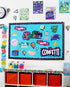 Eureka Crayola Colors of Kindness Classroom Bulletin Board Set for Teachers, 21 Pieces...