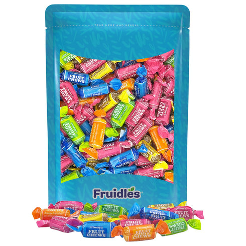Fruidles Tootsies Original 6 Flavor Variety Pack Twist Midgees Roll, Peanut-Free, Gluten-Free, Kosher Certified, Individually Wrapped, (Half-Pound...