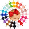 CÉLLOT Baby Girls Headbands Grosgrain Ribbon 4.5" Hair Bows Headband Big Bow Hair Bands for Toddler Pack of 20...