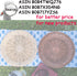 BB HOME, ZHONGER BHO Hand Weave Bamboo Paper Plate Holder 10in Set of 4 for Picnic Home Party and Daily Dinning...