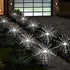 Solar Garden Firework Lights Outdoor Waterproof, 2 Pack Solar Powered Art Stake Twinkle Lighting for Outside Decor, 120 LED Sparklers String Light...