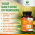 Vitamin D3 5000 IU (125 mcg) - Chewable D Vitamin for Bone, Teeth, Muscle & Immune Support, Sugar Free, Non-GMO, Gluten Free, Nature's Extra Stren...