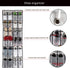 Over The Door Shoe Organizer, Hanging Shoe Organizer with 24 Mesh Large Pockets Door Shoe Rack Organizer for Men Women Kids Hanging Shoe Storage B...