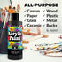 Black Acrylic Paint Premium Colors Paint Acrylic | Art Paints for Canvas and Outdoor Painting 8oz 236ml Bottle Mars Black...