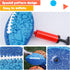 AMOR PRESENT Inflatable Waterproof Football, 9.3 Inch Practice Football with Special Grip Pattern Rubber Football for Kids Outdoor Games (Random C...