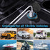 12V USB Outlet Wire USB Charger Multi Port, Dual PD3.0 USB-C and Quick Charge3.0 Car USB Port Socket with Power Switch, Fast Charge for iPhone iPa...