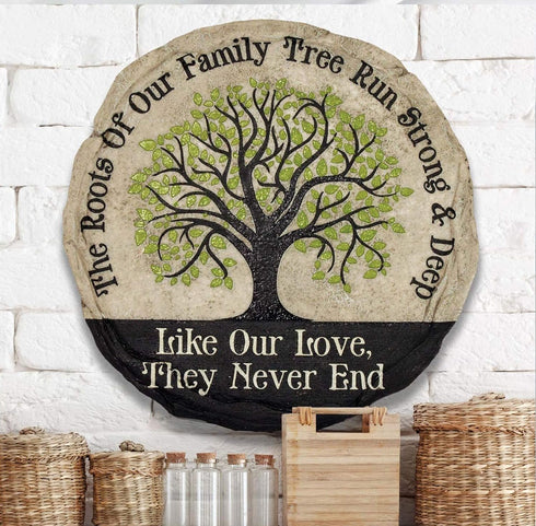 Spoontiques - Garden Décor - If Tears Could Build A Stairway Memorial Stepping Stone - Decorative Stone for Garden...
