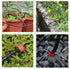 100Pcs 360 Degree Adjustable Irrigation Drippers Sprinklers, 1/4 Inch Emitters Drip for Watering System...