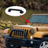 Abfer Front Windshield Hold Down Bracket Strap Hood Loop Car Hood Footman Loop Replacement Accessories Fit for Wrangler JK 2007-2018, Fit for Wran...