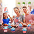 Attractive Patriotic Cupcake Liners Red, White And Blue Themed Party Decorations Baseball Events Beautiful Decorations For Independence Day Celebr...