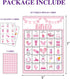 Baby Shower Bingo Cards, Baby Shower Bingo Game, Baby Shower Games Cards for Baby Shower, Gender Reveal Party Games Favors Supplies Decorations, 2...