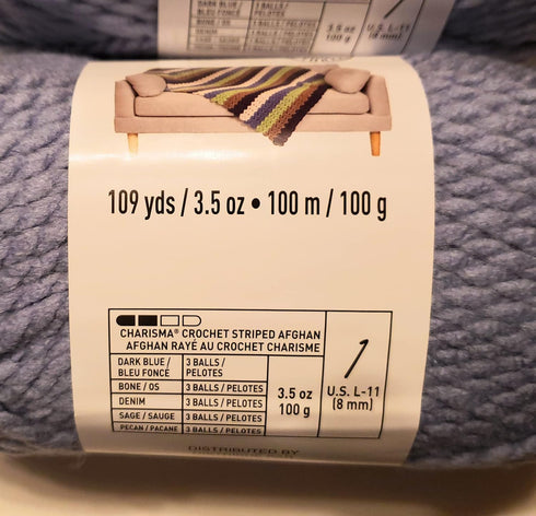 Loops & Threads Charisma Yarn 1 Ball Violet 3.5 oz.......