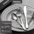 Travel Cutlery Set with Case Portable Silverware Utensils Set,4-pieces Stainless Steel Reusable Flatware Set Cutlery Set for Camping Picnic Hiking...