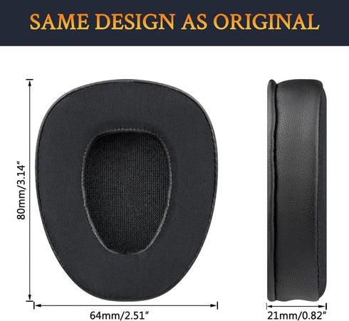 SOULWIT Cooling-Gel Earpads Replacement for BlueParrott B650/S650(650XT 650 XT) Noise Cancelling Bluetooth Headset, Ear Pads Cushions with High-De...