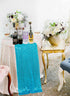 ShinyBeauty Sequin Table Runner Turquoise 12x108-Inch Aqua Party Runner 30Th Birthday Decorations...