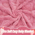 Plush Soft with Heart Checkered Baby Blanket,Fleece Infant Toddler Blankets for Girls Boys,Warm Lightweight Breathable Newborn Receiving Blankets ...