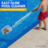 Flexzion Swimming Pool Net Replacement - Fine Mesh Pool Skimmer Net, Durable Plastic Pond Net Skimmer, Leaf Skimmer Net for Pool Cleaning, Spa, or...
