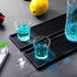 Facmogu 2PCS Rubber Bar Mats, 24x3" / 60x8cm Coffee Bar Countertop Spill Mats, Rubber PVC Kitchen Drink Service Mat, Rail Runner Drip Mat, Non Sli...