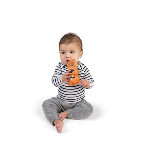 Baby Einstein Teethe & Wobble Tinker Tiger Teether Toy, BPA Free, for Cause and Effect Learning, Infants Ages 3 Months and Up...