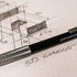 Pentel GraphGear 500 Mechanical Drafting Pencil, (0.5mm), Fine Line, Black Barrel, Pack of 4 (PG525BP4A)...