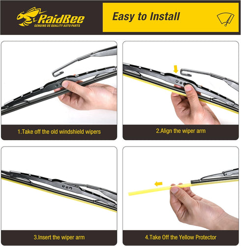 Oem Windshield Wipers,Wiper Blades Replacement for Ford Escape 2001-2004,Front & Rear Wiper for My Car,Automotive Replacement Windshield Wiper Bla...