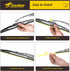 Oem Windshield Wipers,Wiper Blades Replacement for Ford Escape 2001-2004,Front & Rear Wiper for My Car,Automotive Replacement Windshield Wiper Bla...