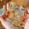 Aromoty Fairy Gold foil Holographic Stickers Set 120Pcs 4 Themes Resin Transparent Butterfly Flowers Floral Sticker Aesthetics Journaling Stickers...