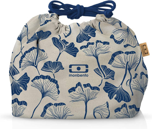monbento - Lunch Bag MB Pochette M Ginkgo - Polyester and Cotton Lunch Tote - For Work Lunch Packing - Can Contain a Bento Box MB Original or MB T...