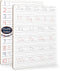 Scribbledo Dry Erase Handwriting Practice for Kids 9 x 12 inch Alphabet Tracing Board Whiteboard Letter Tracing for Kids Ages 3-5 Write and Wipe A...