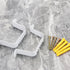 2pcs Aluminum Alloy Downspout Gutter with Screws Downspout Strap Downspout Adapter Leader Strap for 2x3 Inch Rain Gutter Downspout Extension...