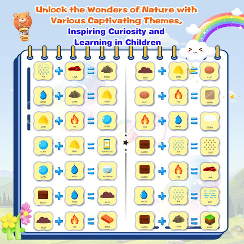 Preschool Learning Activities Toys, Explore The Natural Elements, Classroom Learning Toys for Toddlers, Gifts for Kids,Montessori Science Toys for...