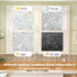 Kromapolis Window Privacy Film, Vinyl Glass Covering, Stained Decorative Film Frosted, Static Window Clings, Non-Adhesive, No-Glue (17.5 x 78.7 in...