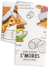 DEMDACO byDesign Serving Collection S'mores Recipe Ooey & Gooey 17 x 28 Cotton Twill Absorbent Kitchen Dish Hand Towel...