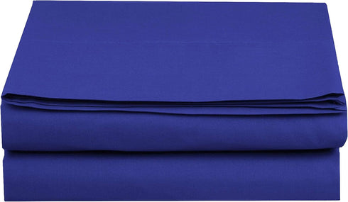 Elegant Comfort Premium Hotel Quality 1-Piece Flat Sheet, Luxury and Softest 1500 Premium Hotel Quality Microfiber Bedding Flat Sheet, Wrinkle-Fre...