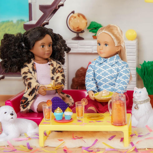 Lori – Mini Doll & Toy Dog – 6-inch Doll & Bichon Frise Pup – Play Set with Outfit, Animal & Accessories – Playset for Kids – 3 Years + – Ariah & ...