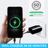 25W Fast Charger & Type C Cable Compatible for Samsung Galaxy S20 / S21 / S21+ / S21 Ultra S10, S9, Note 20, 10, 8, 9, iPad Pro 12.9/11, Google Pi...