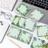 450 Sheets Tropical Palm Sticky Notes Luau Party Favor Hawaiian Fun Notepad Summer Themed Beach Memo Pad Self Adhesive 2.9" Mini Sticky Note for T...