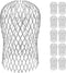 10 Pack Gutter Downspout Guards 3.5 Inch Adjustable Aluminium Filter Strainer, Expandable Gutter Strainer for Preventing Blockage Leaves Debris Dr...