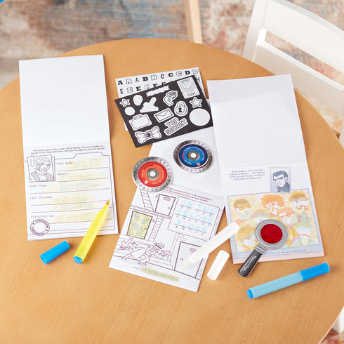Melissa & Doug On the Go Secret Decoder Deluxe Activity Set and Super Sleuth Toy - Seek And Find Book, Kids Road Trip Essentials, Detective Kit, T...